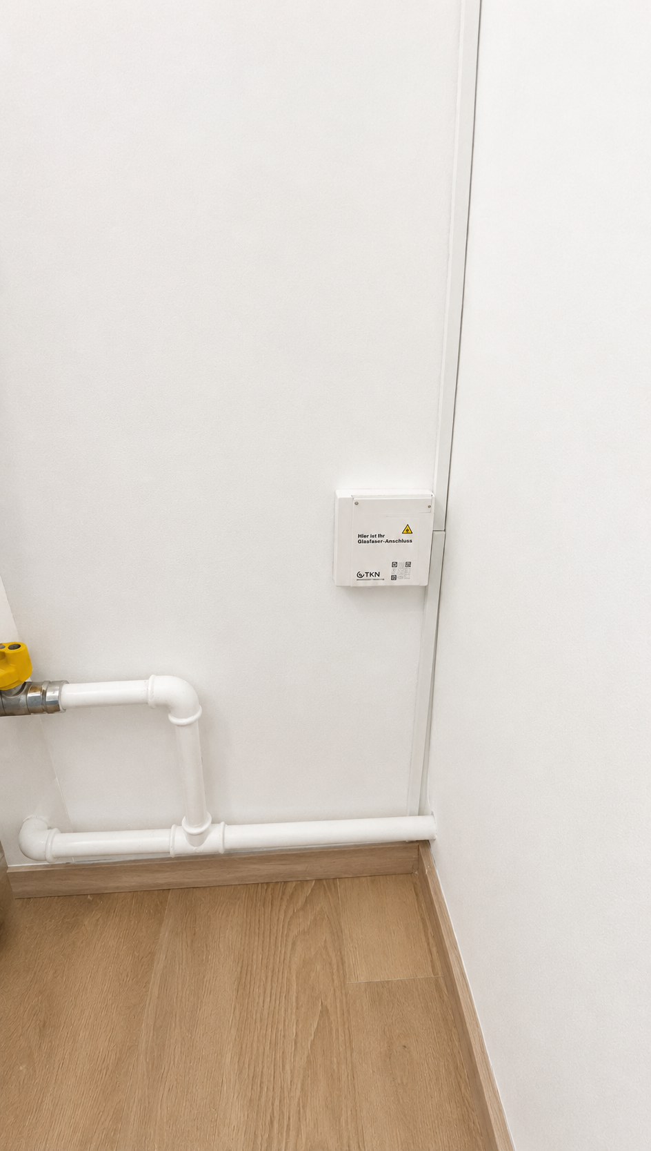 Wohnungsinstallation Glasfaser