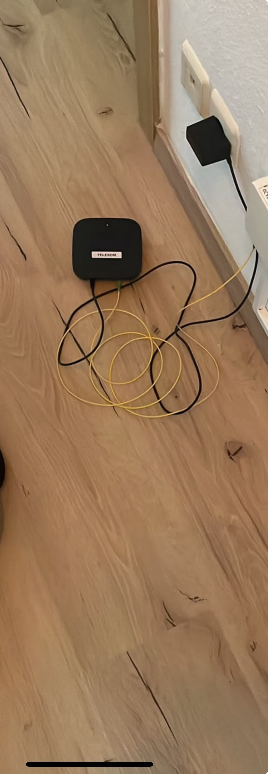 Wohnungsinstallation Glasfaser