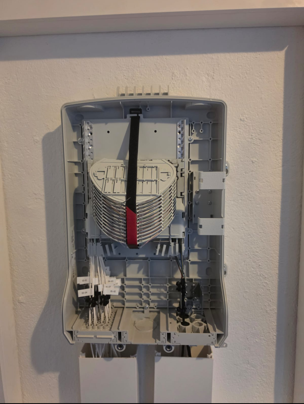 Zugangspunkt Glasfaserinstallation